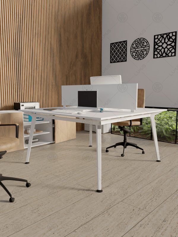Chara Ofis İkili Çalışma Masası WSD1414 - Görsel 2