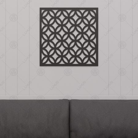 Kare Metal Duvar Süsü WAK-052-5050