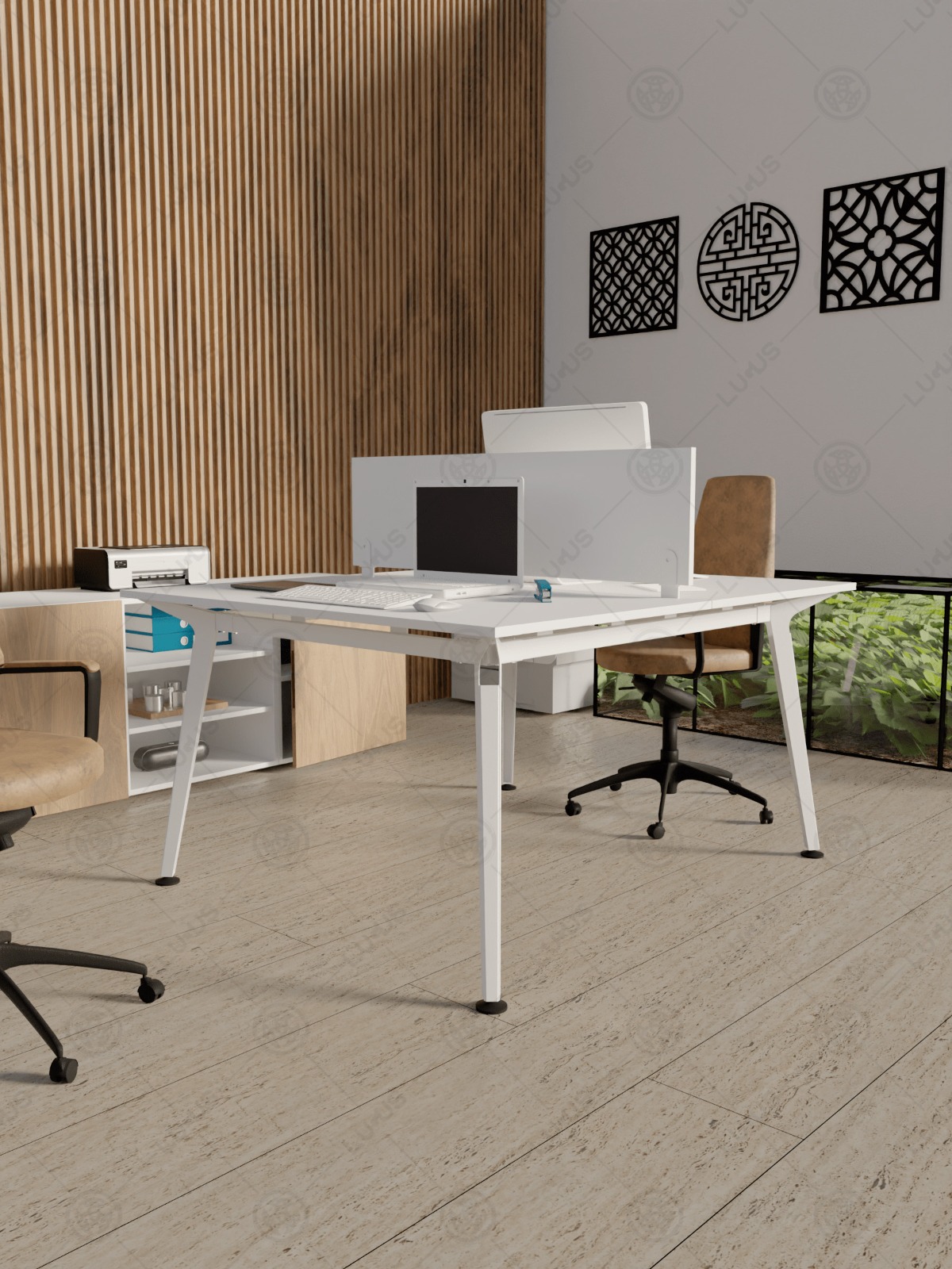 Chara Ofis İkili Çalışma Masası WSD1412